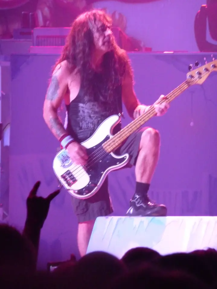 Steve Harris, pied sur le retour