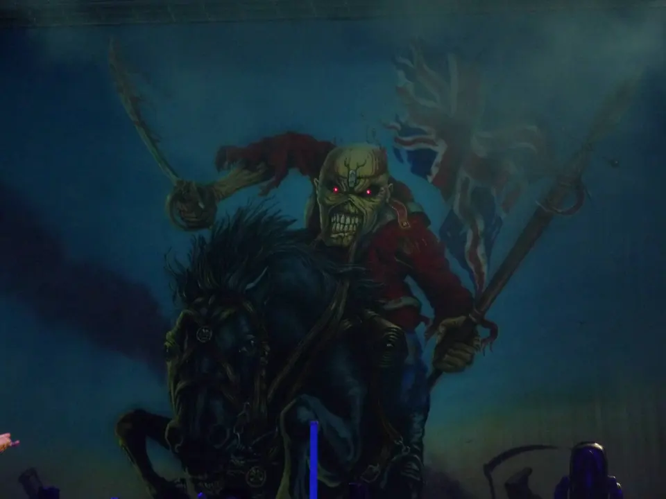 Le backdrop de The Trooper