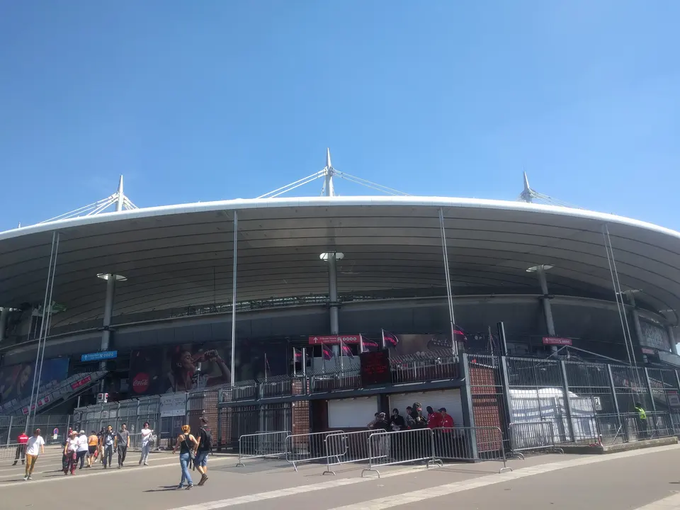 Le Stade de France, l'après-midi