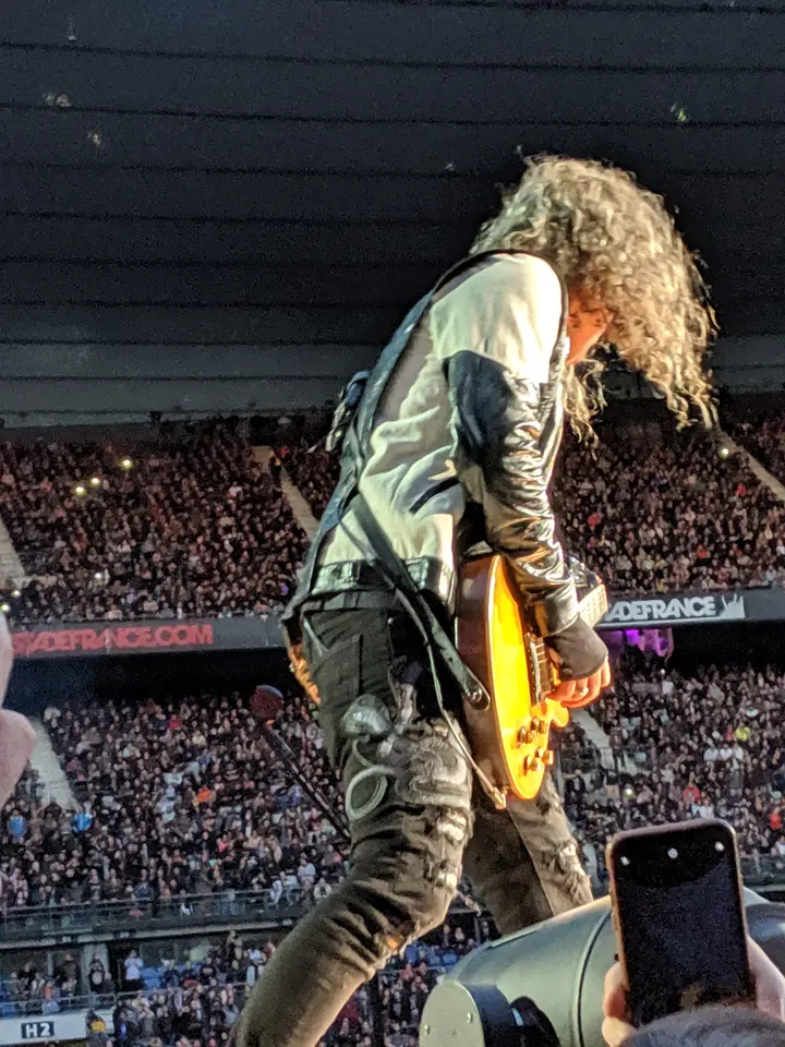 Kirk Hammett et sa Les Paul