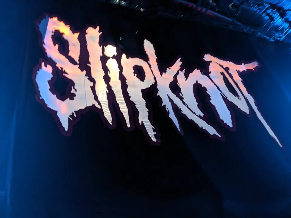 Le rideau Slipknot avant l'assaut