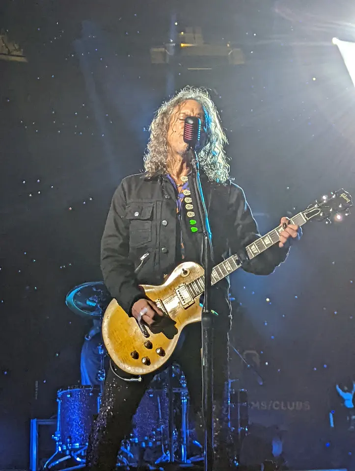 Kirk Hammett et sa Les Paul