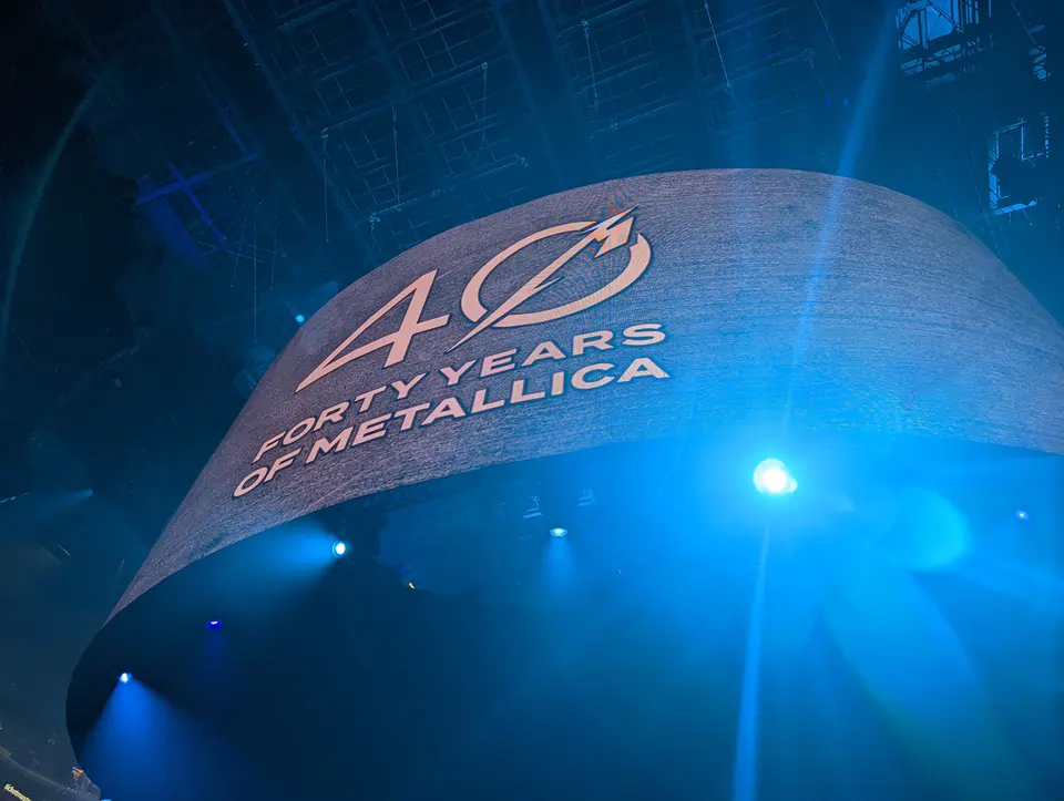 L'écran géant : Forty Years of Metallica