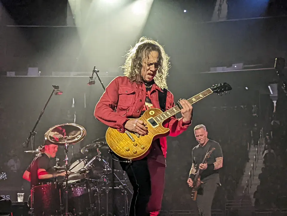 Kirk Hammett et sa Les Paul