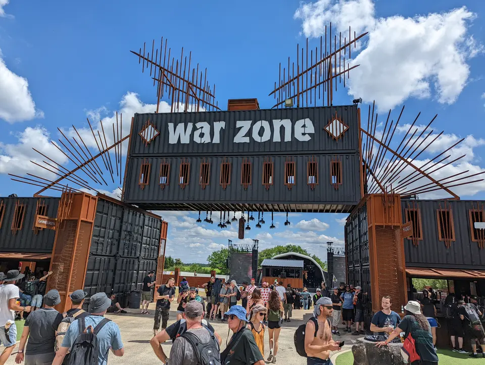L'entrée de la Warzone