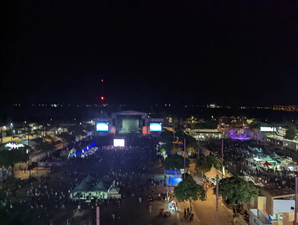 Le festival vu de la grande roue