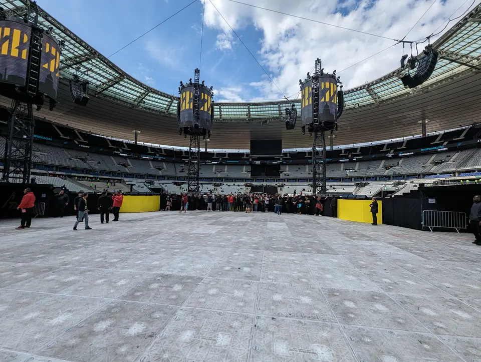 Le Stade de France encore vide