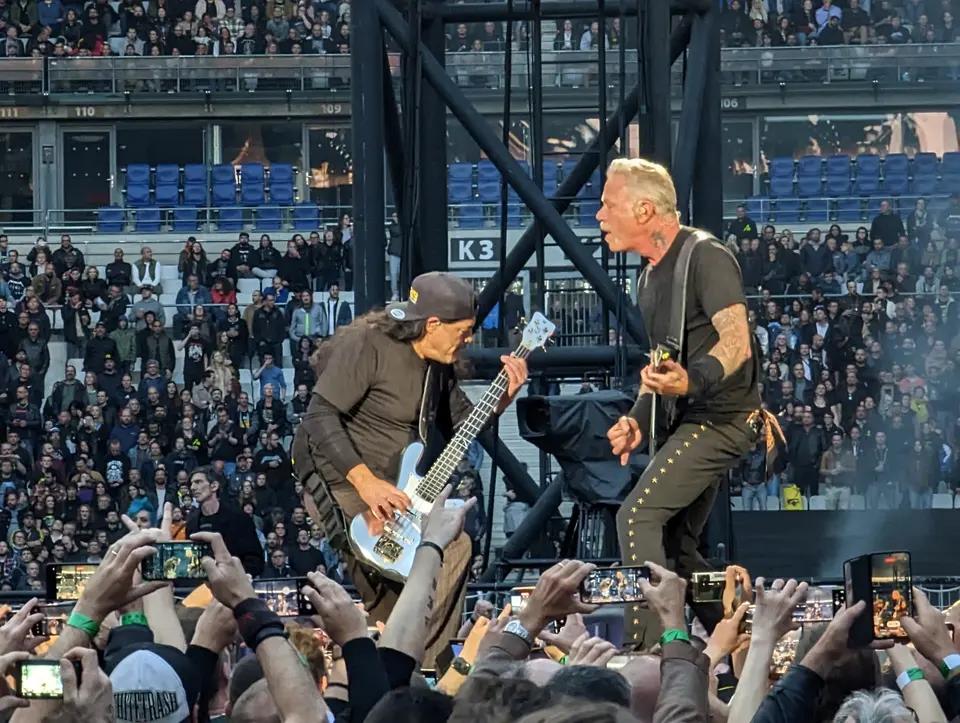Trujillo et Hetfield, côte à côte