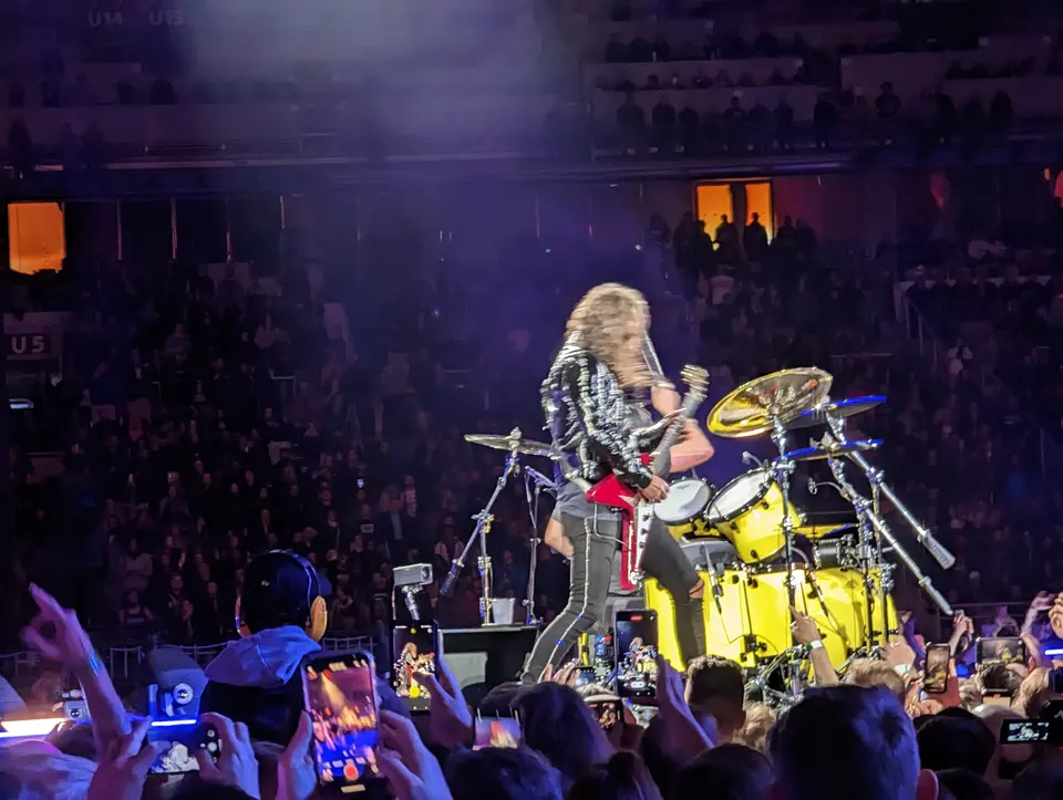 Kirk Hammett et sa Flying V