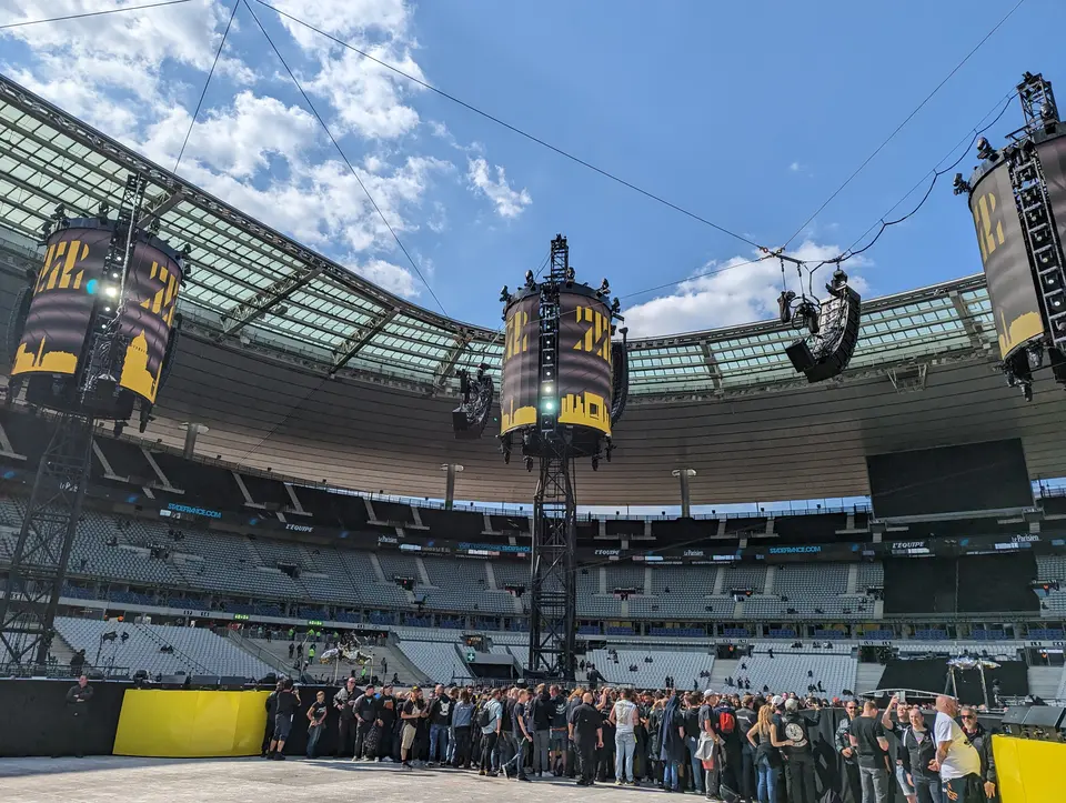Le Stade de France sous le soleil