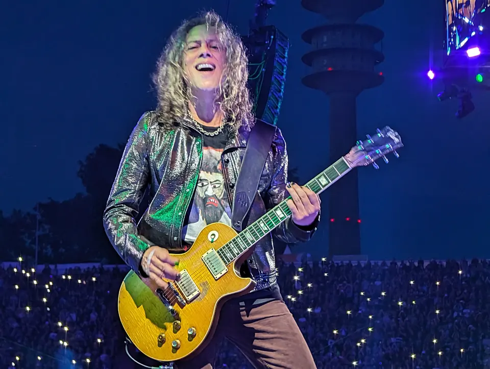 Kirk Hammett et sa Les Paul