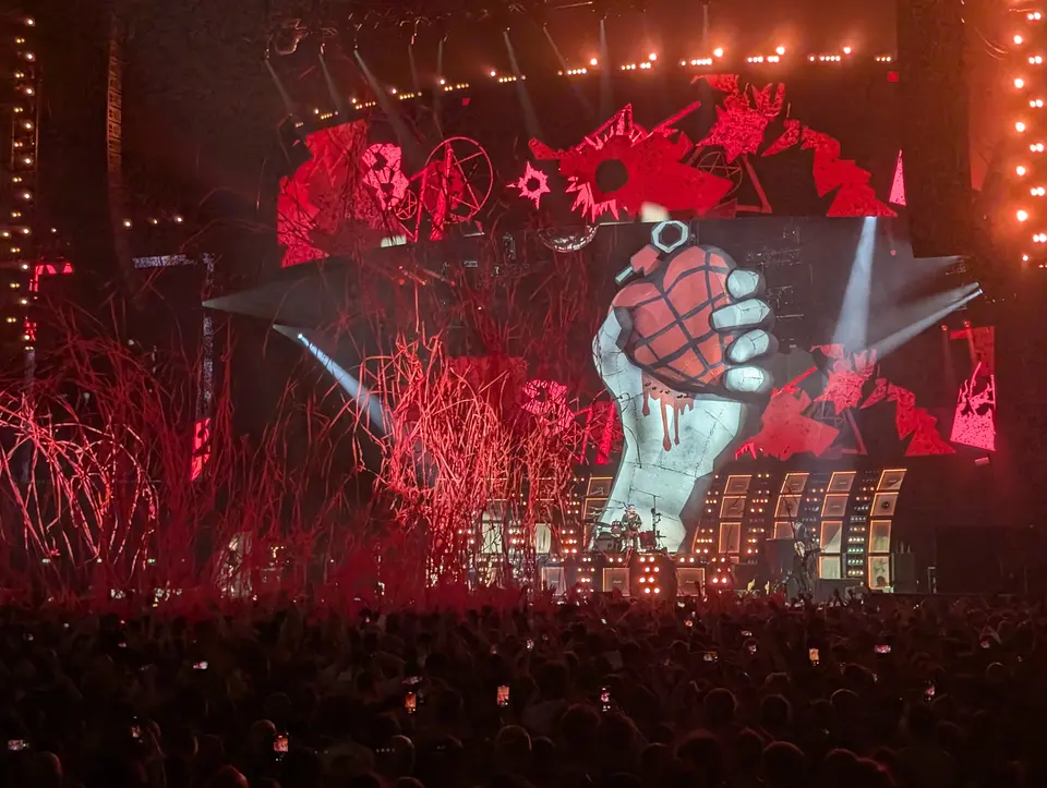 La grenade d'American Idiot en rouge