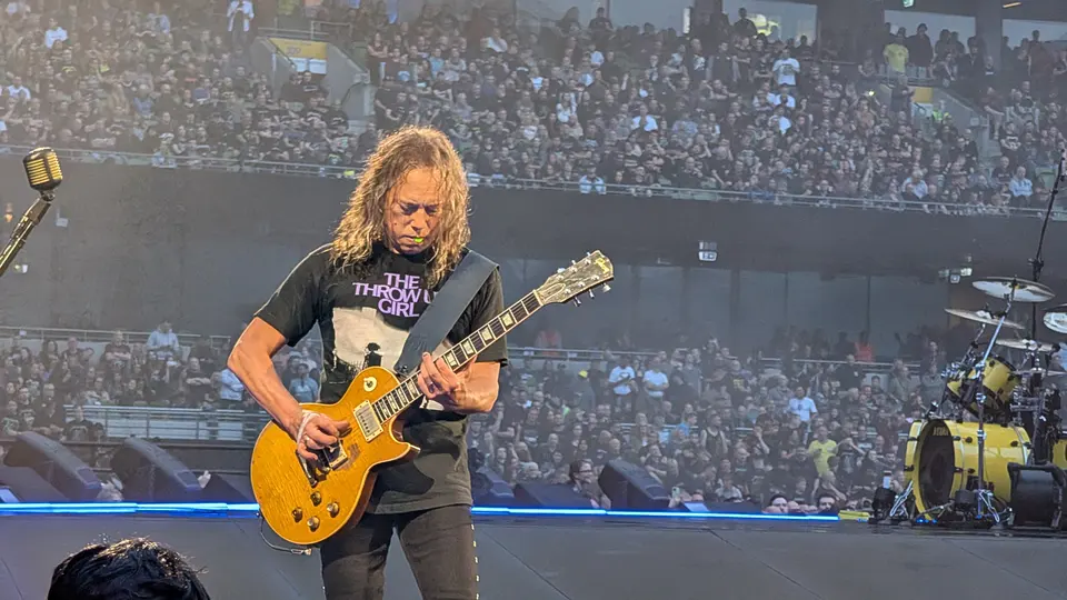 Kirk Hammett et sa Les Paul