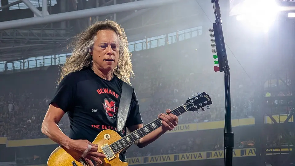 Kirk Hammett et sa Les Paul