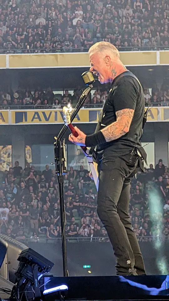 James Hetfield au chant