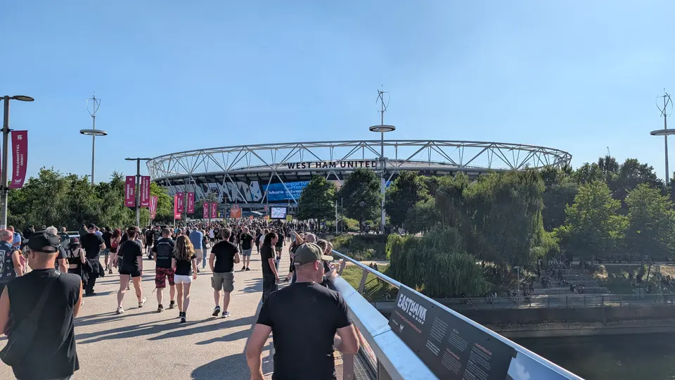 Marche vers le stade, Olympic Park
